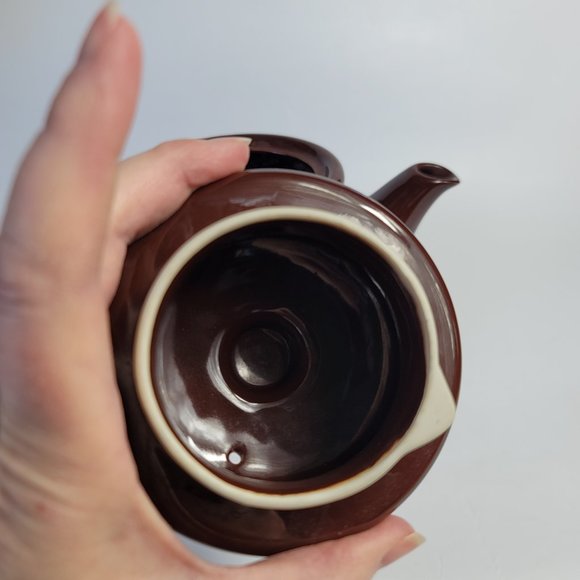 Vintage 1983 Rondo Brown Tea Pot and Lid Gail Styn Sutton - Picture 5 of 12